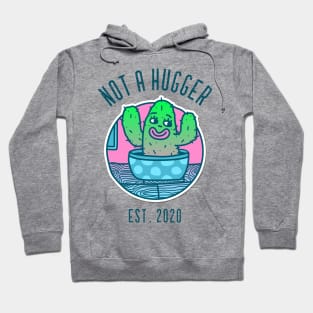 Vintage Not A Hugger Est. 2020 Cactus Hoodie